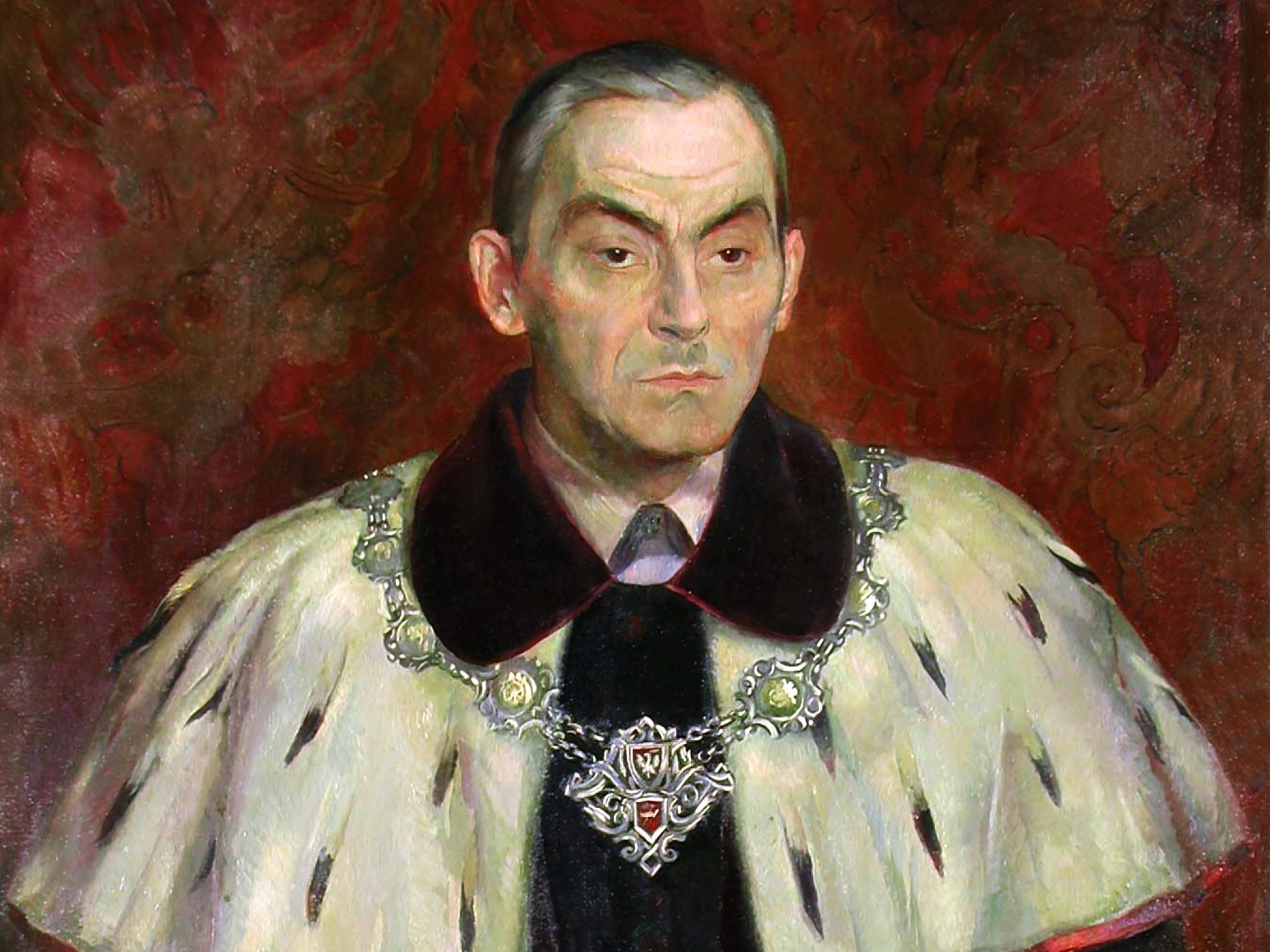 zdjęcie portretu: prof. Osman Achmatowicz